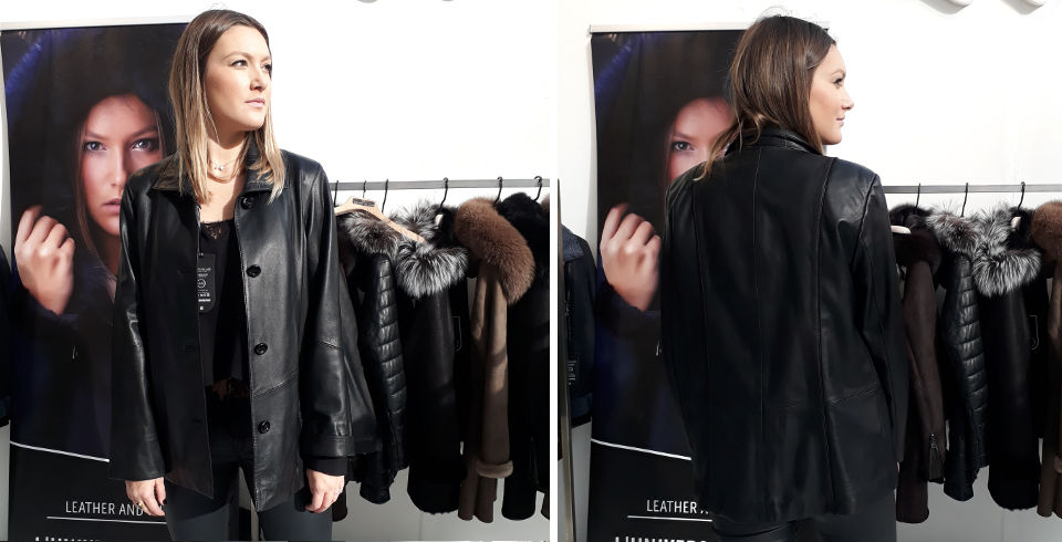 Luxury Leather Coat