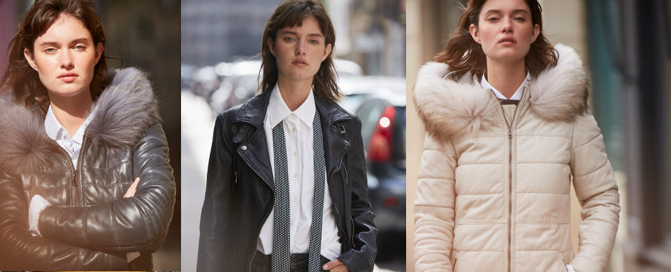 Ladies leather Coats